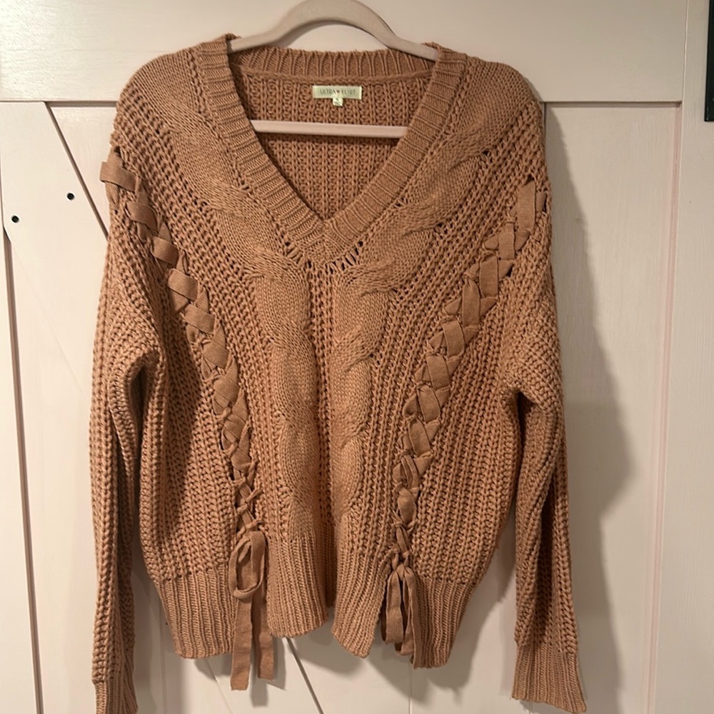 Beautiful pinkish salmon sweater